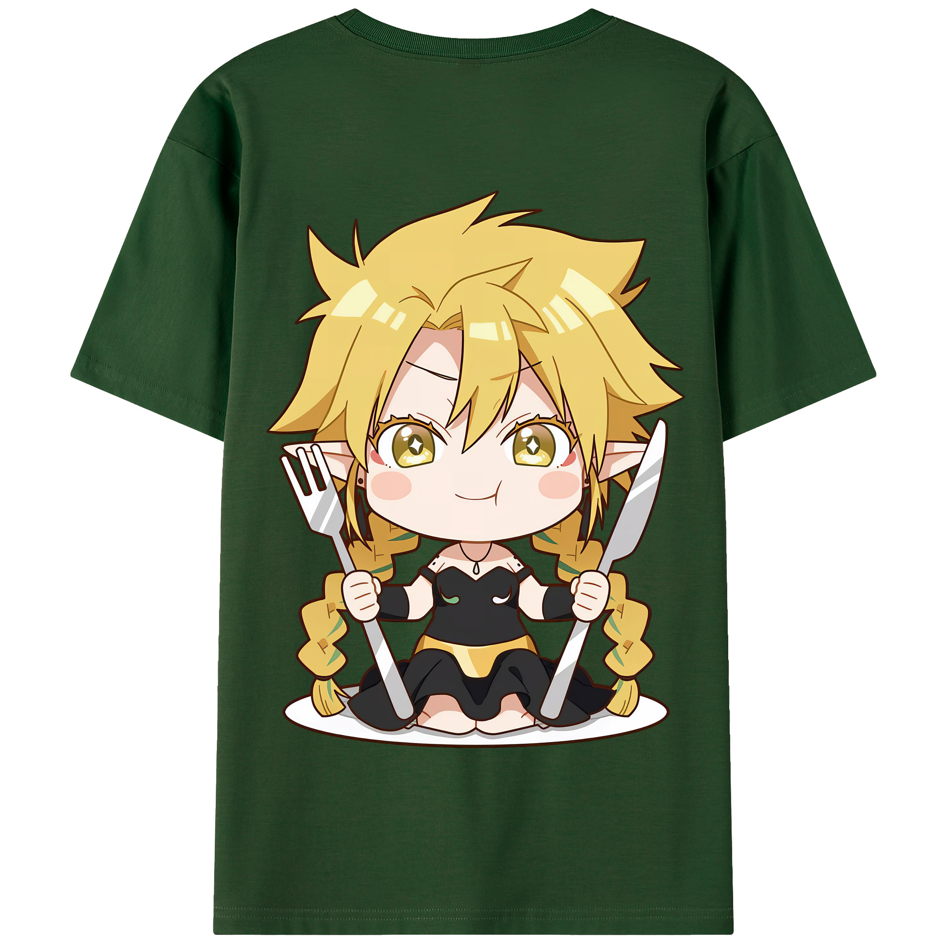 （画像用） 転スラ Regarding Reincarnated to Slime 綿100％半袖Tシャツ（背面プリント）